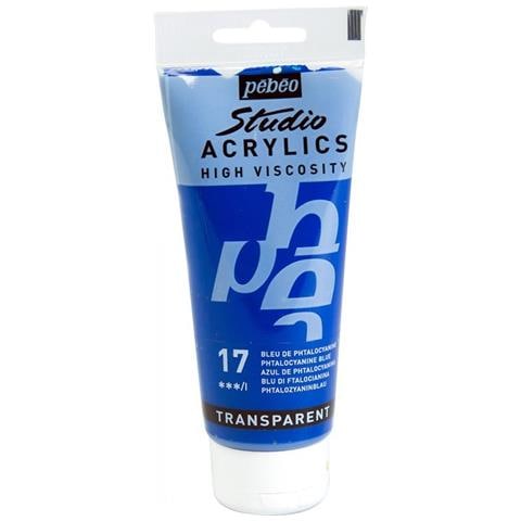 Pittura Acrilica Trasparente - Blu Ftalocianina - 100 Ml - Foto 1