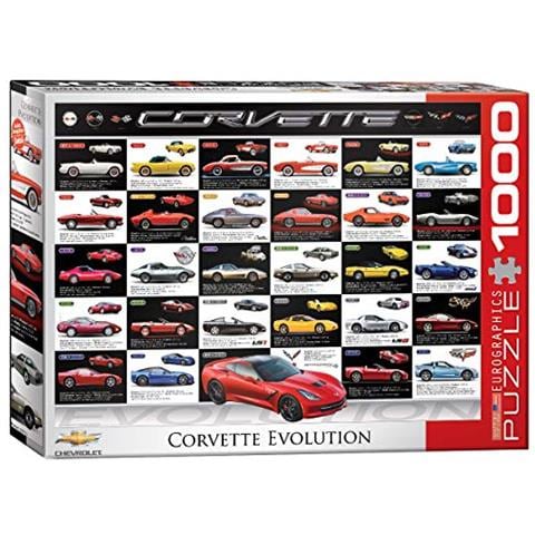 Corvette Evolution Jigsaw Puzzle (1000 Pezzi), Blu - Foto 1