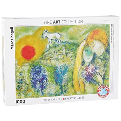Marc Chagall Les Amoureux De Vence Puzzle (1000 Pezzi) (6000-0848) - Foto 1