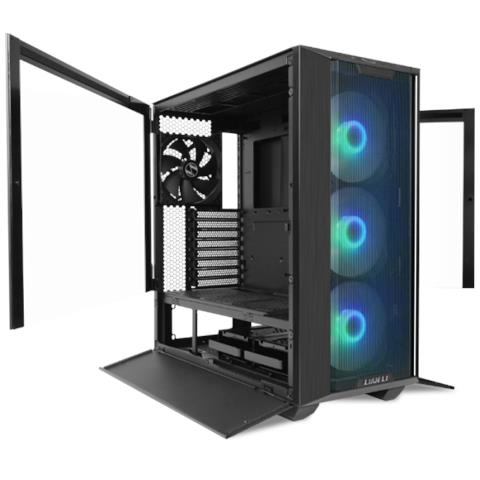LANCOOL III Midi Tower Nero, Trasparente - Foto 2