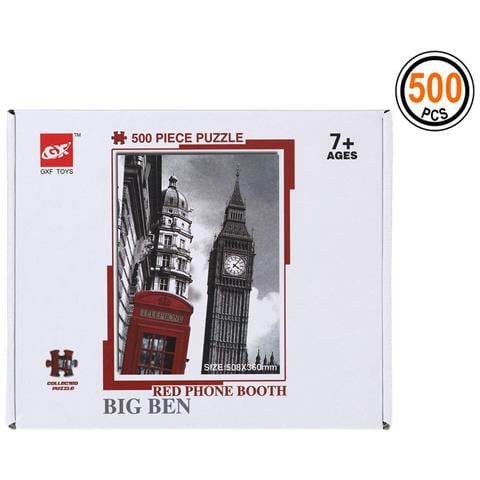 Puzzle Red Phone Booth Big Ben 500 Pcs - Foto 1