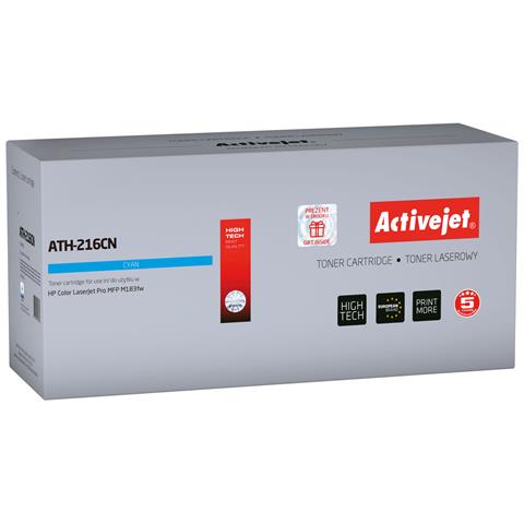 TONER COMPATIBILE - ATH-216CN CHIP Cartuccia 1 Pezzo Ciano - Foto 1