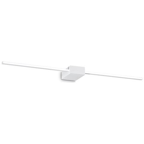 Applique Da Parete Contemporaneo Theo Alluminio Bianco Led 13,5w 3000k Ip20 - Foto 1