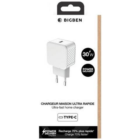Caricabatterie Usb C 30w Power Delivery Extra-rapido, Bianco - Foto 2