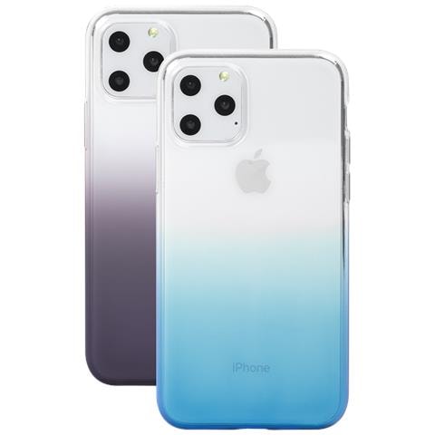 Set Di Protezione 2 Cover Colorblock Per Iphone 11 Pro, Blu - Foto 2