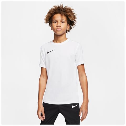 T-Shirt Dry Park Vii Jr Bv6741-100 Bambino Taglia S Colore Bianco - Foto 1