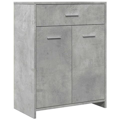 Mobile da Bagno Grigio Cemento 60x33x80 cm in Legno tecnico - Foto 1
