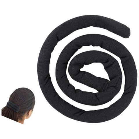 Dirty Braids Ponytail Wrap, Parrucca Dreadlocks A Spirale Con Coda Di Cavallo Alta Black - Foto 1