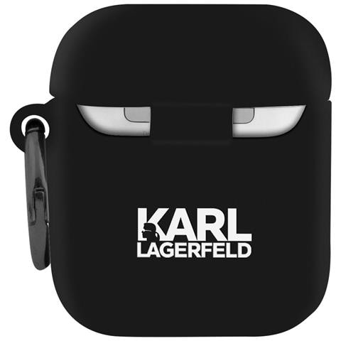 Cover Per Airpods Design Paris Rue Saint-guillaume Soft-touch, Nero - Foto 1