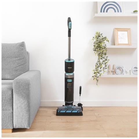 Mocio Elettrico FreeGo Wash&Vacuum con Capacità 0.7 Litri Potenza 200 W Colore Nero / Blu - Foto 10