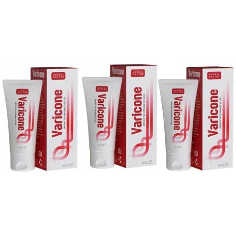 3x Varicone Premium 80ml Per Le Vene Varicose Crema Per Le Vene Di Ragno Delle Gambe - Foto 1