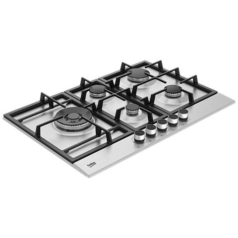 HIAL75225SXE Acciaio inox Da incasso 75 cm Gas 5 Fornello (i) - Foto 2