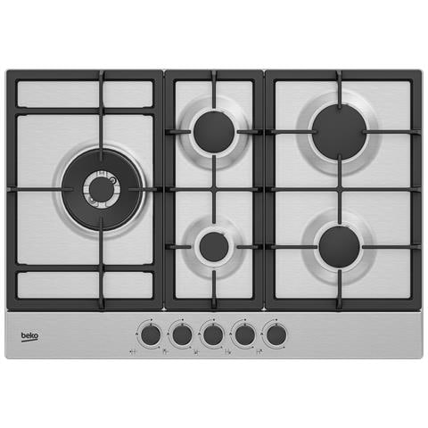 HIAL75225SXE Acciaio inox Da incasso 75 cm Gas 5 Fornello (i) - Foto 1