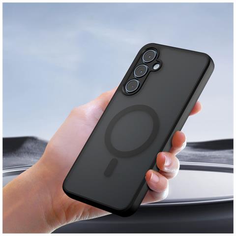 Custodia Magsafe Nera Opaca Per Samsung Galaxy Serie S   Model 3 - Foto 2