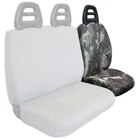 Coprisedile Lato Guida Per Furgoni Tg. Sp23 Tess. Poliestere Trapuntato Mimetic - Foto 1