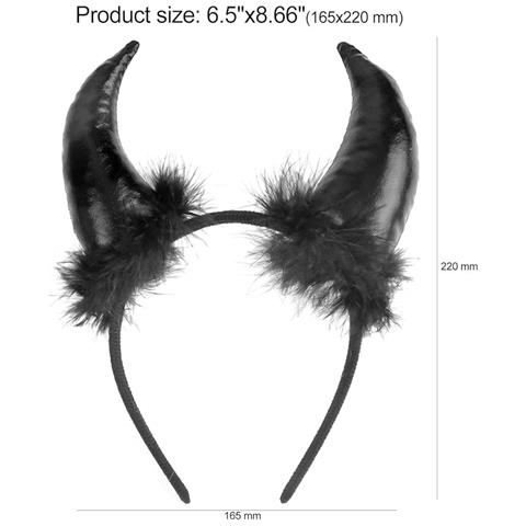 Costume Da Diavolo Per Bambini Con Ali - Set Elegante In Bianco E Nero Per Halloween - Foto 2