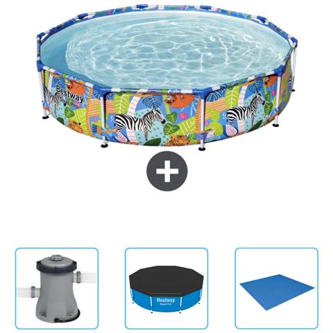 Piscina Fuori Terra - In Giro - 305x66 Cm - Multi - Include Accessori Coordinati Cb40 - Foto 1