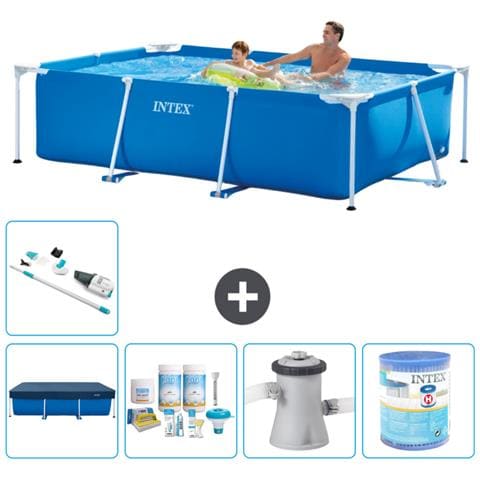 Piscina Fuori Terra - Rettangolo - 260x160x65 Cm - Blu - Include Accessori Coordinati A80 - Foto 1