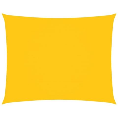Parasole A Vela Oxford Rettangolare 3,5x4,5 M Gialla - Foto 1