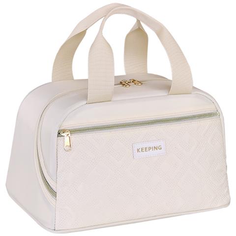 Borsa Termica Per Il Pranzo Da Lavoro Beige - Foto 1