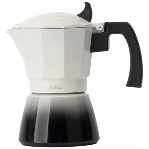 HCAF2406 caffettiera manuale Moka 0,3 L Nero, Bianco - Foto 1