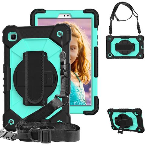 Custodia Per Samsung Galaxy Tab A 8"" Con Supporto E Tracolla Verde - Foto 1