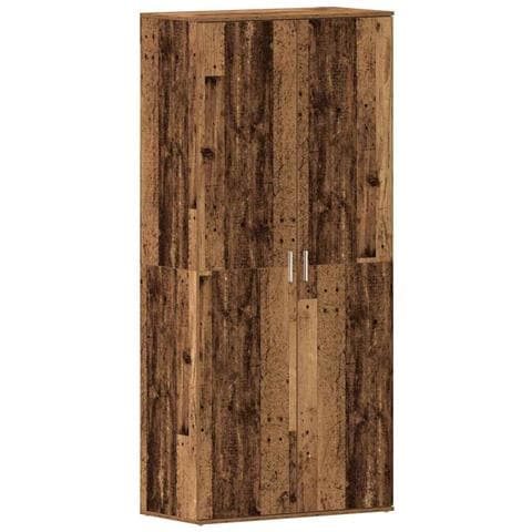 Mobile per scarpe Marrone 80 x 39 x 180 cm Legno multistrato - Foto 1