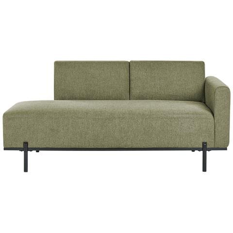 Chaise Longue Savasse Lino Sintetico Verde - Foto 2