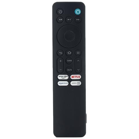 Custodia Protettiva In Silicone Compatibile Con Telecomando Tv Xiaomi Nanocell Lcd Oled Qned 4k Black - Foto 1