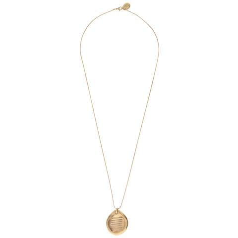 Collana Lunga ""guru"", Design Placcato Oro - Foto 1