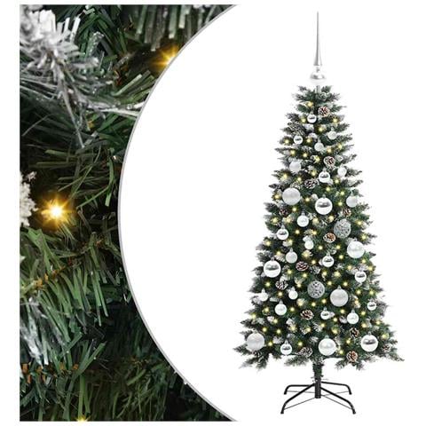 Albero di Natale artificiale con 150 LED Verde 120 cm - Foto 1