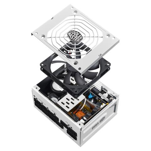 V SFX Gold 850W ATX 3.1 White Edition alimentatore per computer 24-pin ATX Bianco - Foto 5