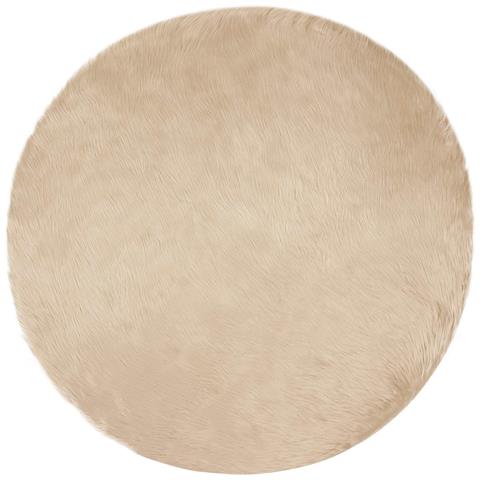 Tappeto Pecora Tafalla Beige Ø 120 cm Poliestere - Foto 1