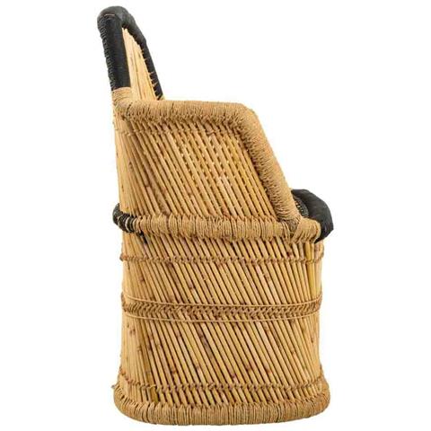 Divano 2 Posti In Bambù Marrone 103x46x90h - Foto 2