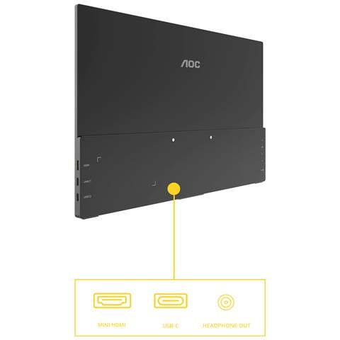 16T20E2 TV e monitor portatile Nero 39,6 cm (15.6") LED 1920 x 1080 Pixel - Foto 2
