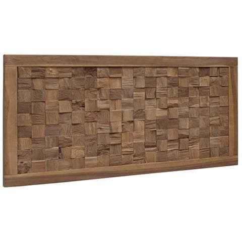 Testiera Naturale Legno di teak solido - Foto 1