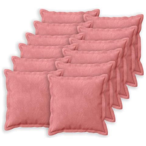 Cuscino con cuscino HOUTEN 12 pz Rosa Velluto - Foto 1