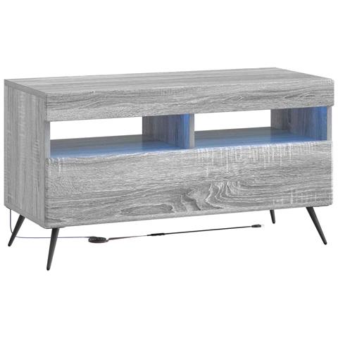 Mobile TV LED Sonoma grigio Legno ingegnerizzato - Foto 1