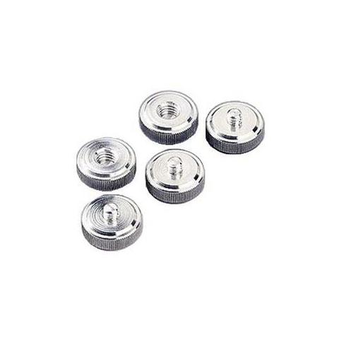 Vite raccordo per treppiede - conf. da 5 pz. - (B) 1/4" > (A) 3/8" - Foto 1