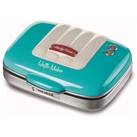 Macchina per Waffle Paty Time con Potenza 700 Watt Colore Azzurro - Foto 1