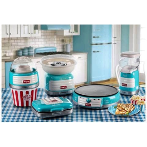 Macchina per Waffle Paty Time con Potenza 700 Watt Colore Azzurro - Foto 2