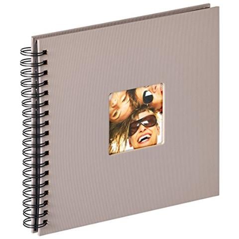 Album Fotografico Fun Spiral 26x25 cm 40 Pagine Colore Grigio - Foto 1