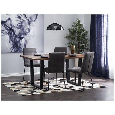 Tavolo Da Pranzo Rettangolare In Color Marrone Austin - Foto 27