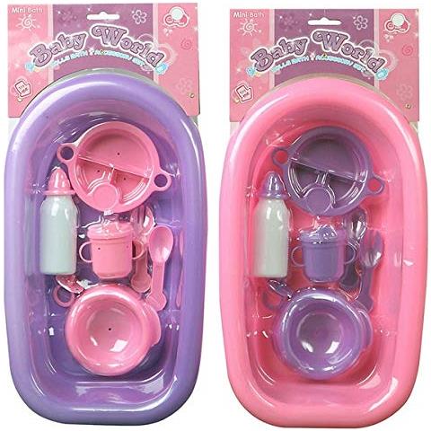Set Di Vasca Con Accessori Per Pupazzi 115030 (8 Pcs)  - Foto 2