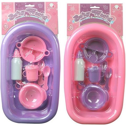 Set Di Vasca Con Accessori Per Pupazzi 115030 (8 Pcs)  - Foto 1