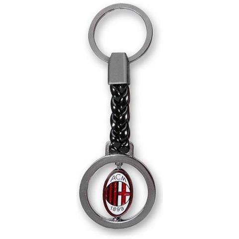 Milan Portachiavi Logo Girevole - Prodotto Ufficiale A. c. Milan - Foto 1
