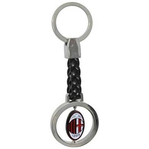 Milan Portachiavi Logo Girevole - Prodotto Ufficiale A. c. Milan - Foto 2