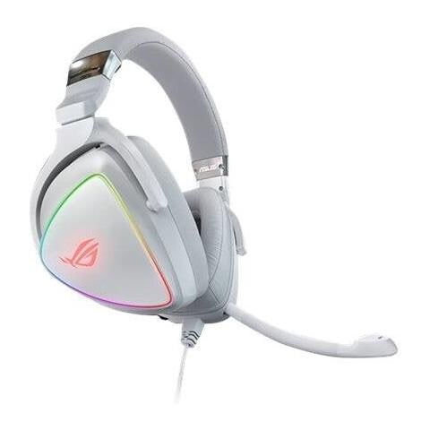 Cuffie Gaming ROG Delta Illuminazione RGB Stereo con Microfono Colore Bianco - Foto 3