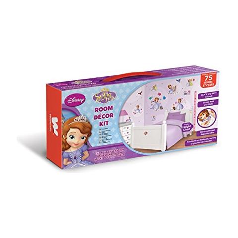 Kit Adesivi Murali Disney Sofia, Per La Stanza Dei Bambini, Multicolore - Foto 2