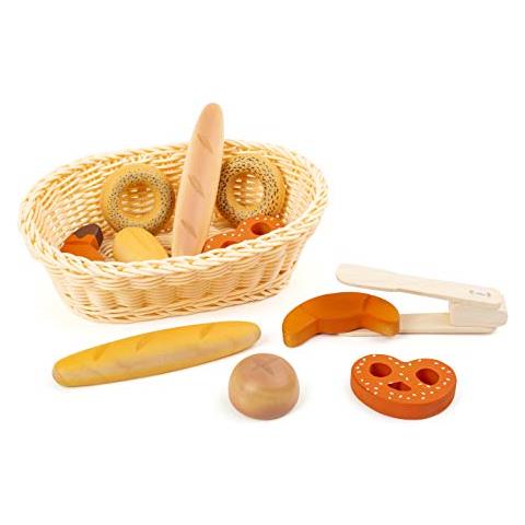 Piccolo Foot Set Paniere Freshin Legnocon Pinze Fornogiochi Da Di Ruoloaccessori Per La Cucina Ed Ci Negozietto Da Gioco Giocattolimulticolore11444 - Foto 1